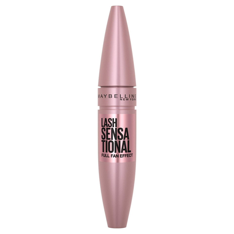 Maybelline mascara front packaging shows product and shade for bold lashes