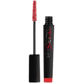 Maybelline Lash Stiletto front view showing sleek tube and Very Black benefit