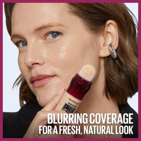 Maybelline tube on bathroom counter illustrating everyday SPF protection