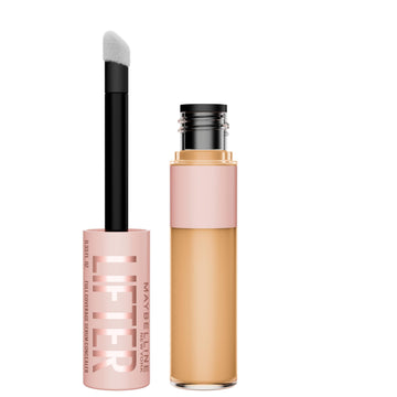 Maybelline Lifter Serum Concealer front packaging shows sleek tube benefit brightening