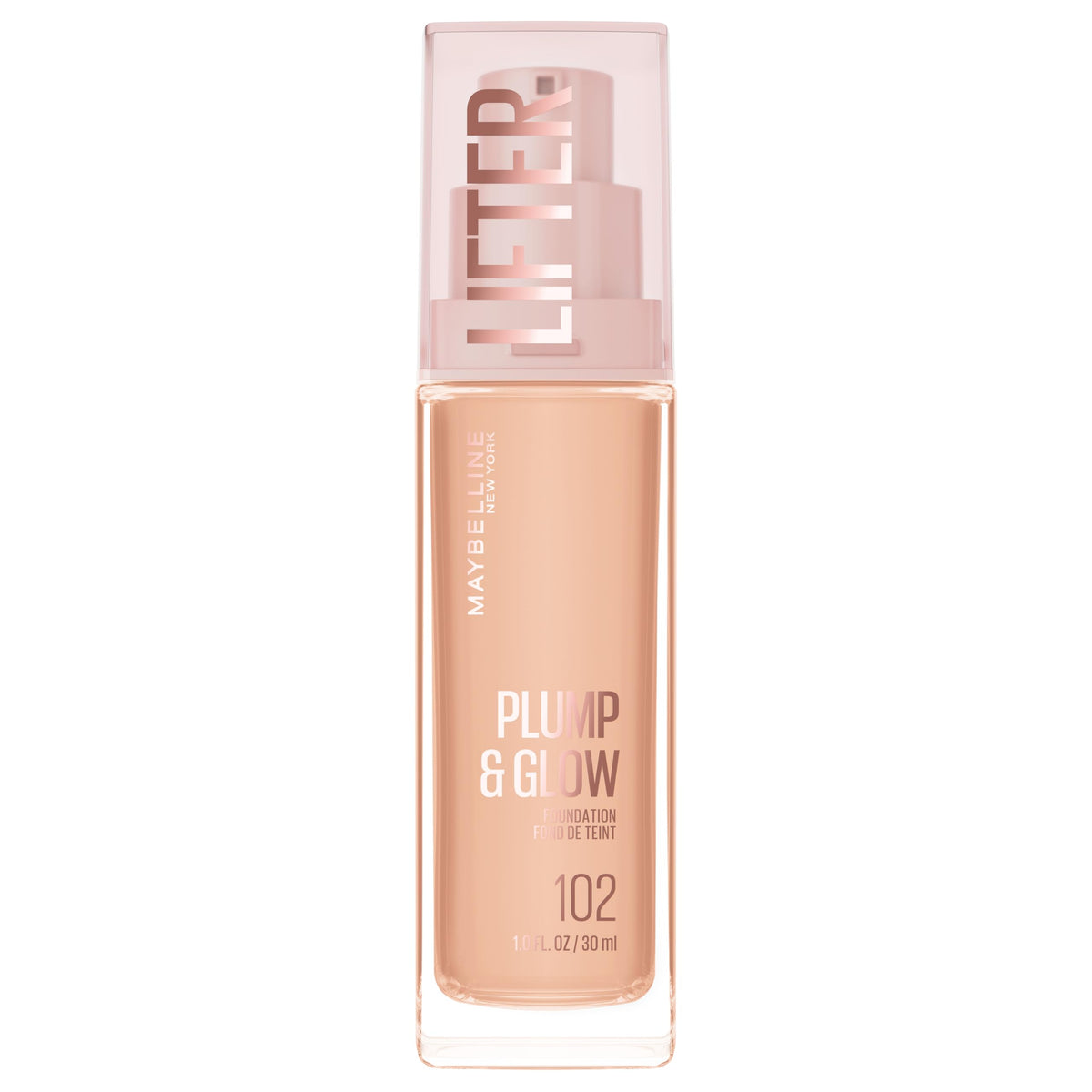 Maybelline Lifter front packaging shows bottle and shade label for easy identification