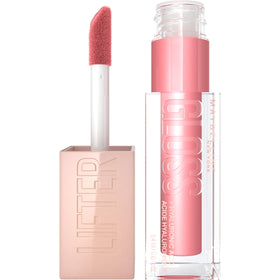 Maybelline Lifter Gloss front packaging showing Silk shade and shine benefit