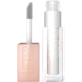 Maybelline Lifter Gloss Pearl front packaging showing glossy finish and hyaluronic benefit