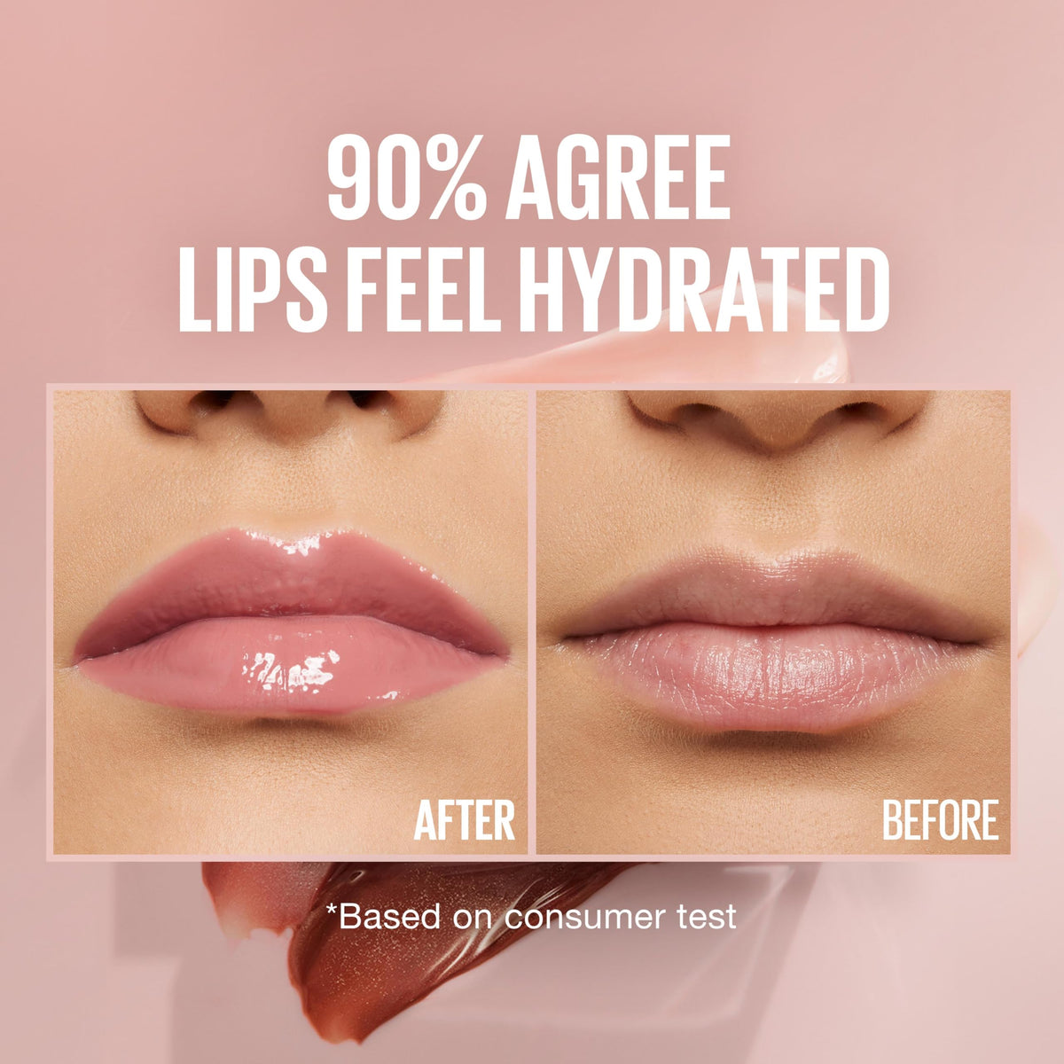 Maybelline Lifter Gloss swatch on arm showing warm mauve color payoff benefit