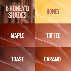 Maybelline model wearing Toast gloss showing hydrated, fuller-looking lips