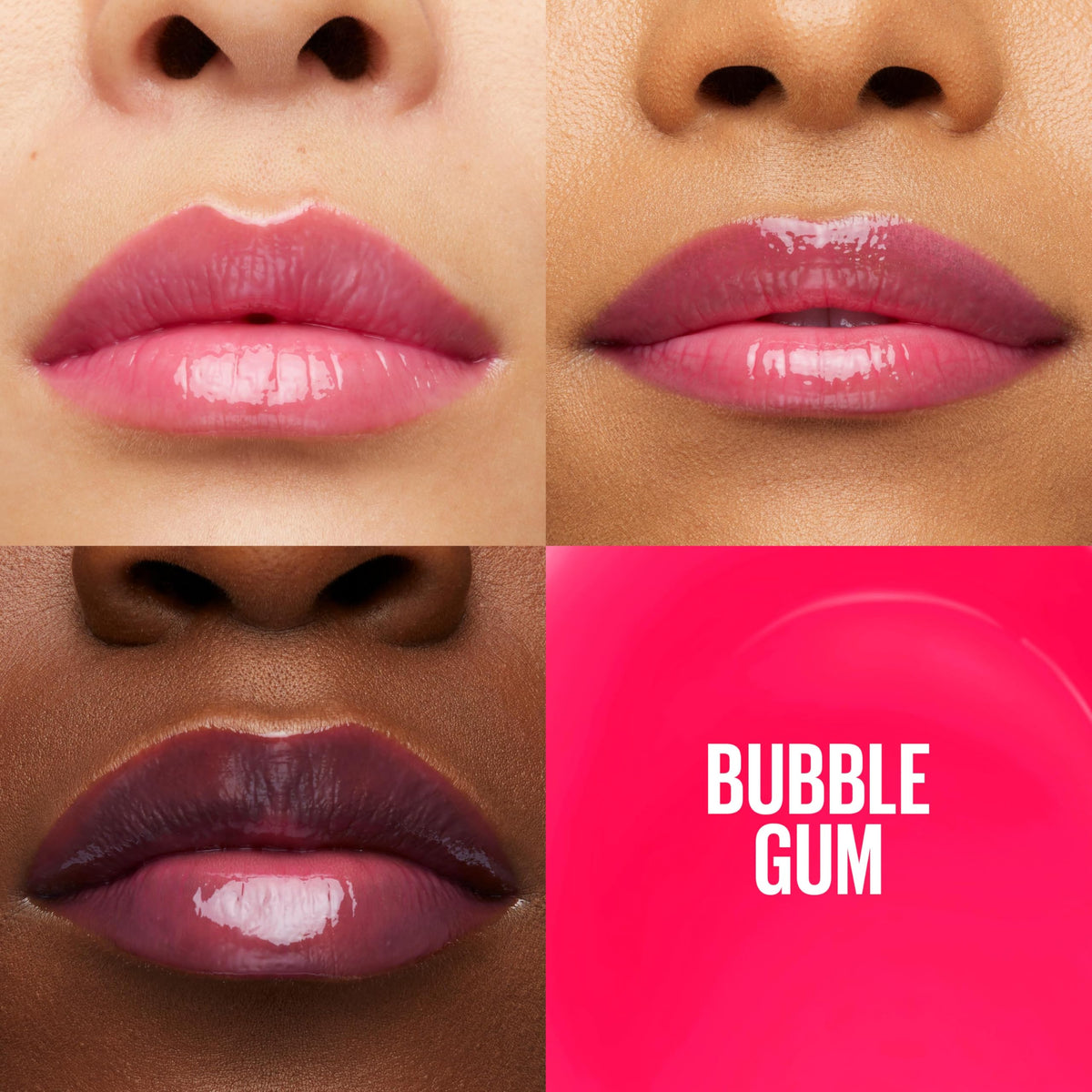 Maybelline Lifter Gloss XL wand applicator close-up for fast even coverage benefit