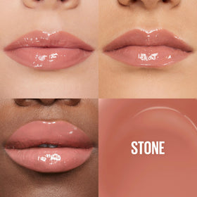 Maybelline lifter gloss XL wand closeup demonstrating smooth applicator