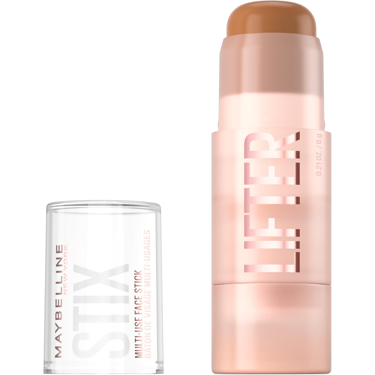 Maybelline Lifter Stix front packaging showing product and shade