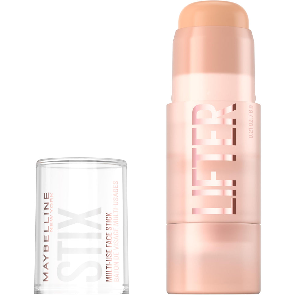 Maybelline Lifter Stix front packaging showing stick and label for easy identification