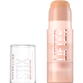 Maybelline Lifter Stix front stick showing creamy tip and easy application benefit