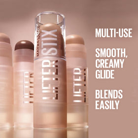MAYBELLINE creamy texture close-up highlighting cranberry seed oil glide