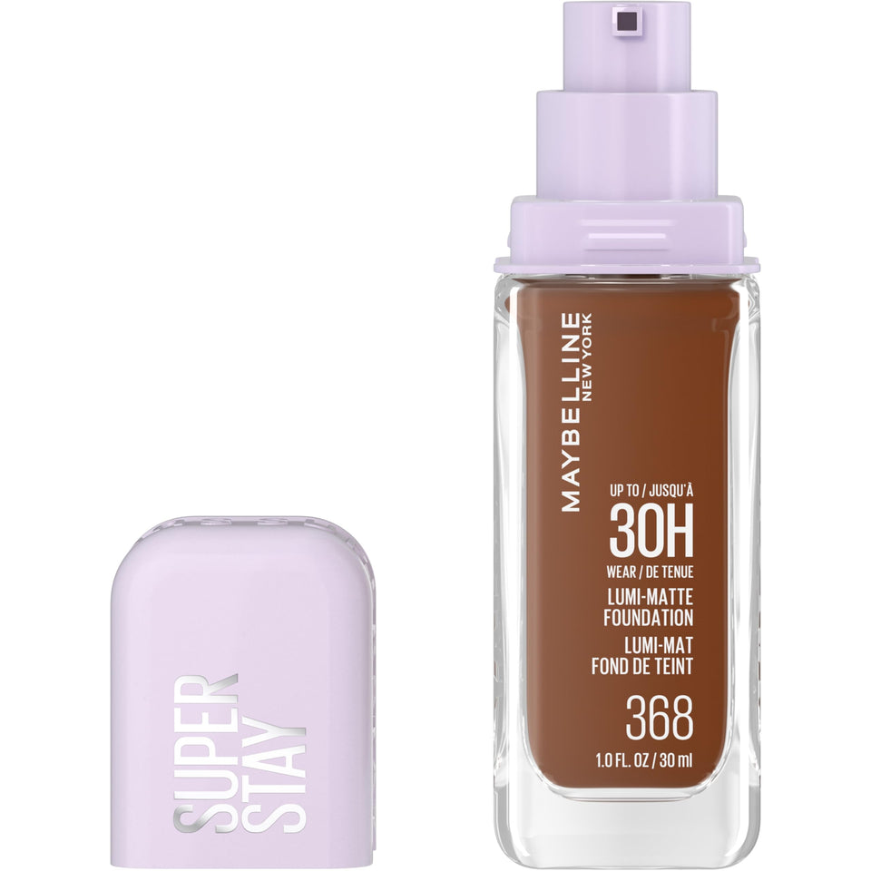 Maybelline bottle front packaging showing label and shade for quick identification