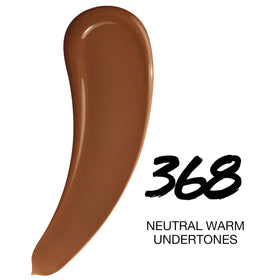 Maybelline pump dispensing foundation drop to show easy, hygienic application