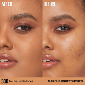Maybelline shade 330 swatch on arm to help match skin tone accurately