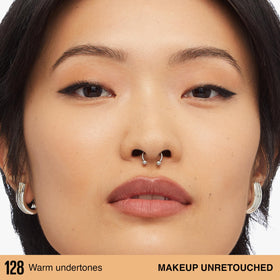 Maybelline texture swatches on skin to show buildable coverage and finish