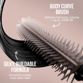 Maybelline applying mascara to lashes for clean separation