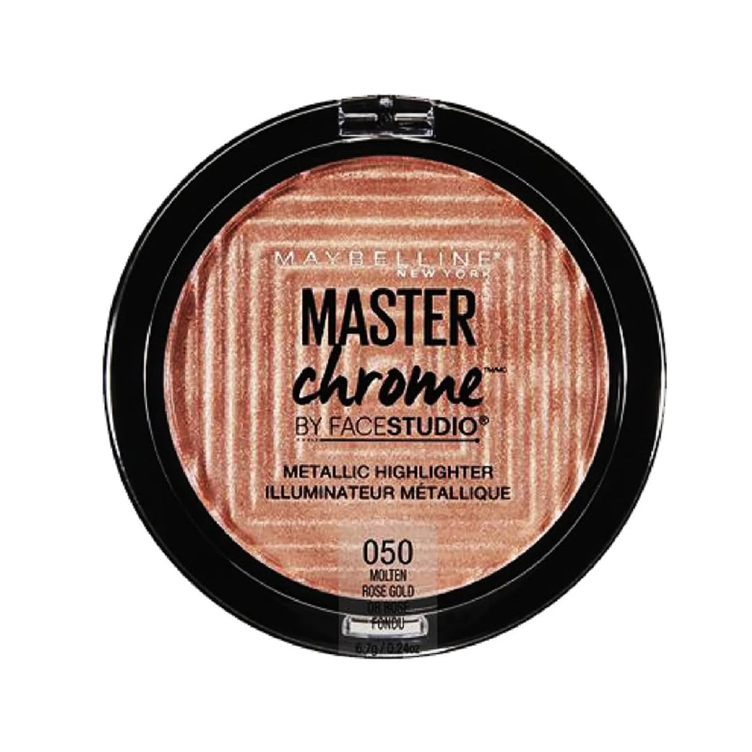 Maybelline master chrome front packshot showing compact and label for clear product identification