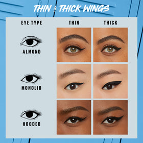 Maybelline eyeliner beside ruler showing compact, travel-friendly size