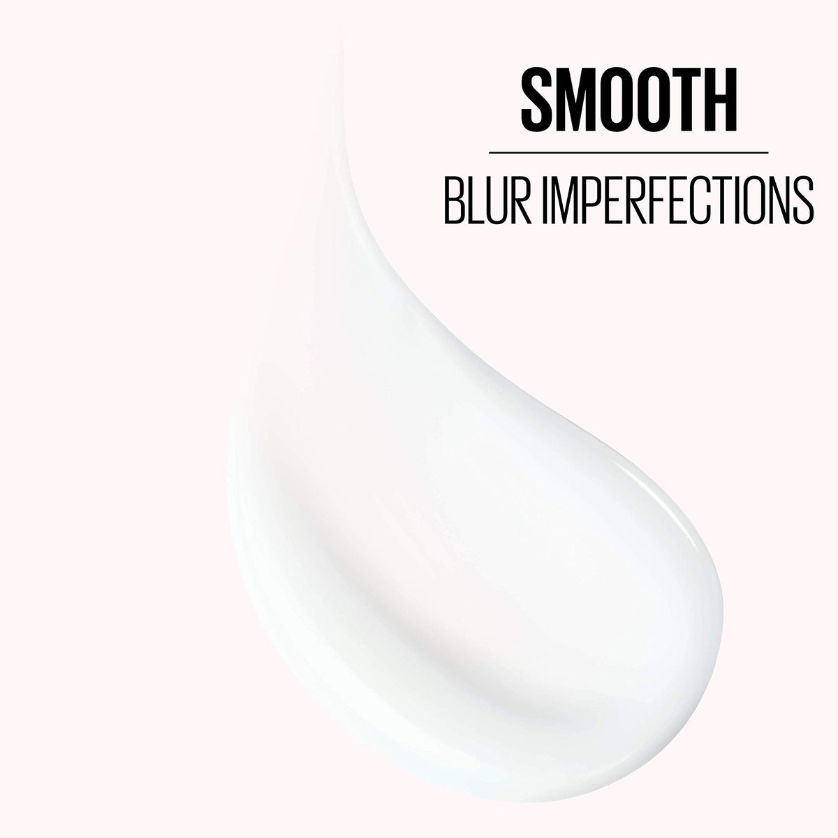 Maybelline Master Prime applied to skin demonstrating blurring effect for makeup prep