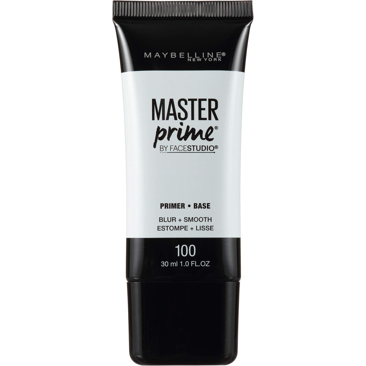 Maybelline Master Prime front packaging showing tube and label benefit of smooth base