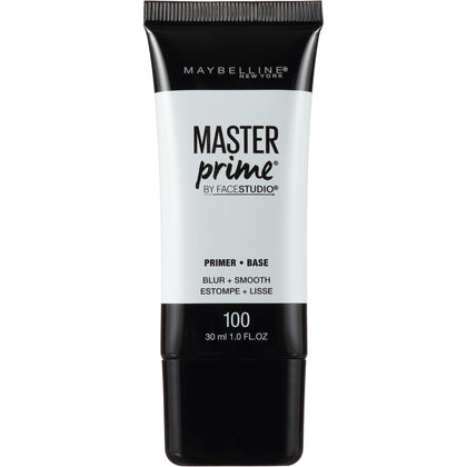 Maybelline Master Prime front packaging showing tube and label benefit of smooth base