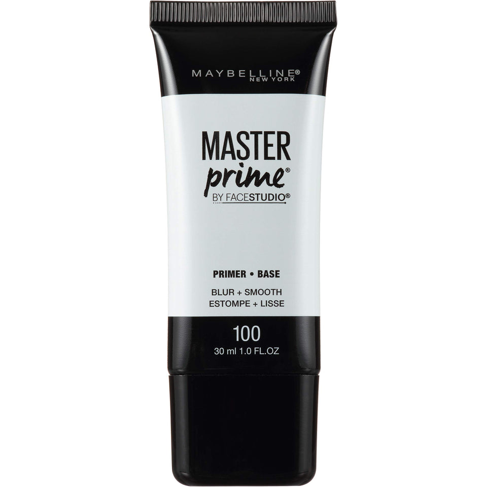 Maybelline Master Prime front packaging showing tube and label benefit of smooth base