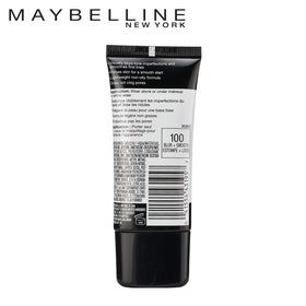 Maybelline Master Prime held in hand for scale showing travel-friendly compact size