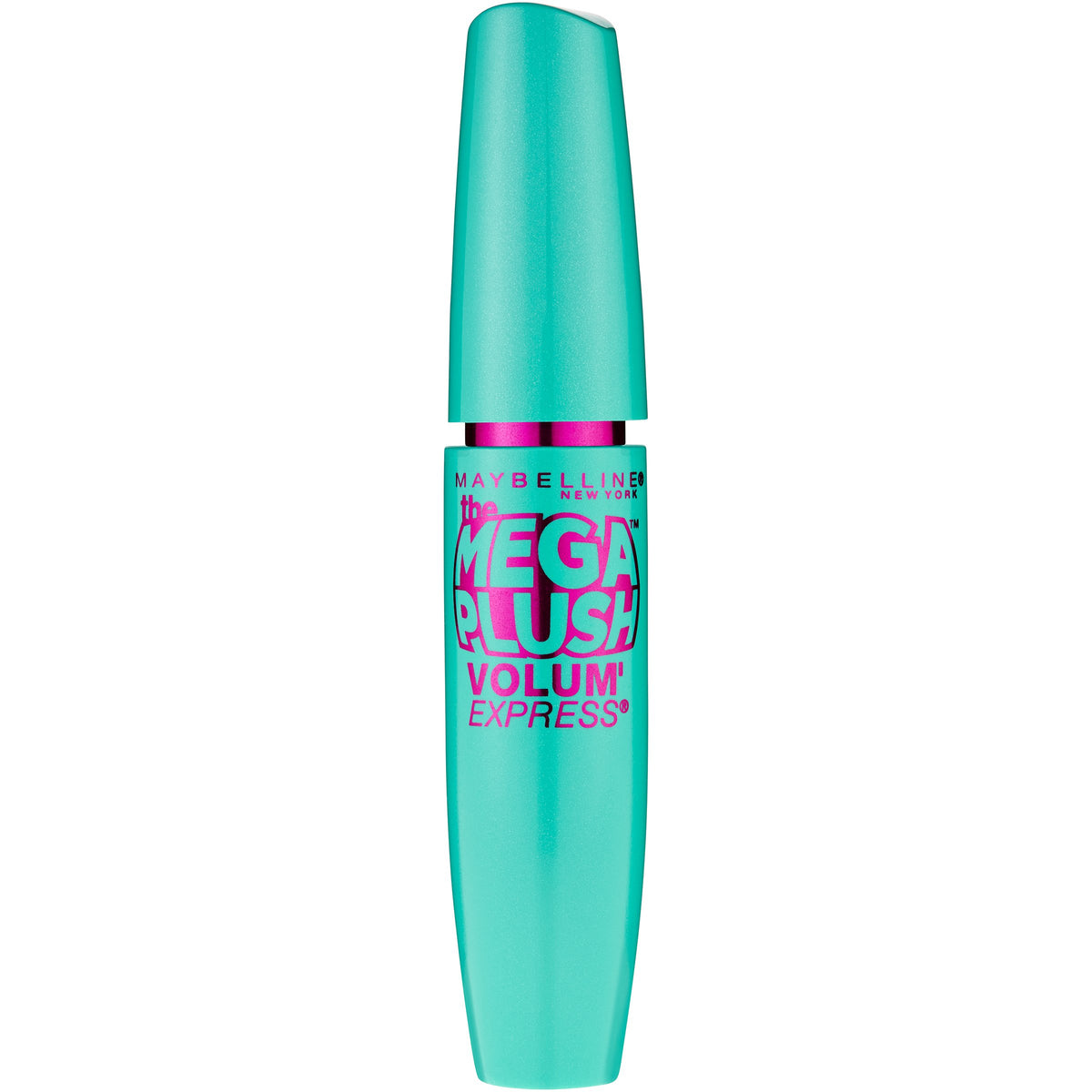 MAYBELLINE flexor brush close-up displaying bristles that coat lashes evenly for fuller look