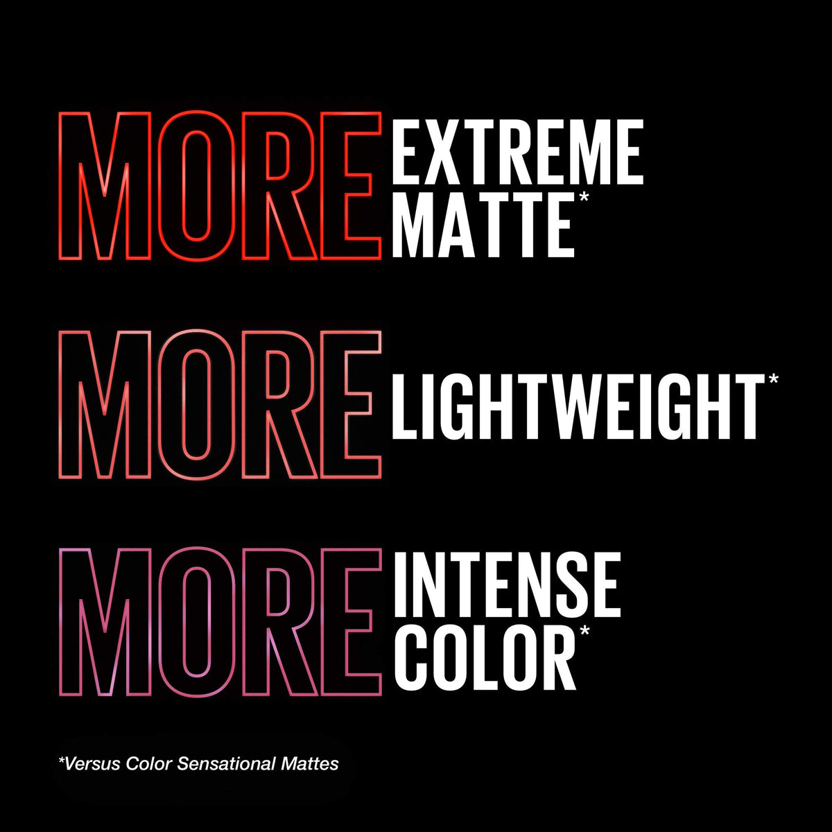 MAYBELLINE open cap side profile highlighting precise slim bullet for control