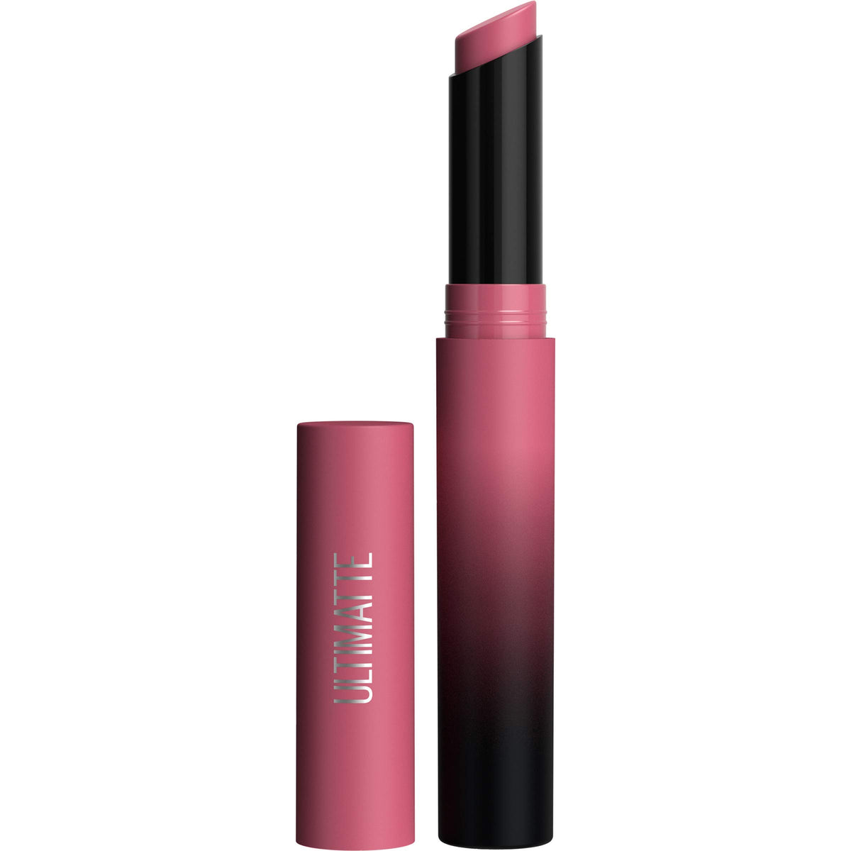 MAYBELLINE bullet front view showing rich mauve pigment and luxe slim design