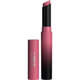 MAYBELLINE bullet front view showing rich mauve pigment and luxe slim design