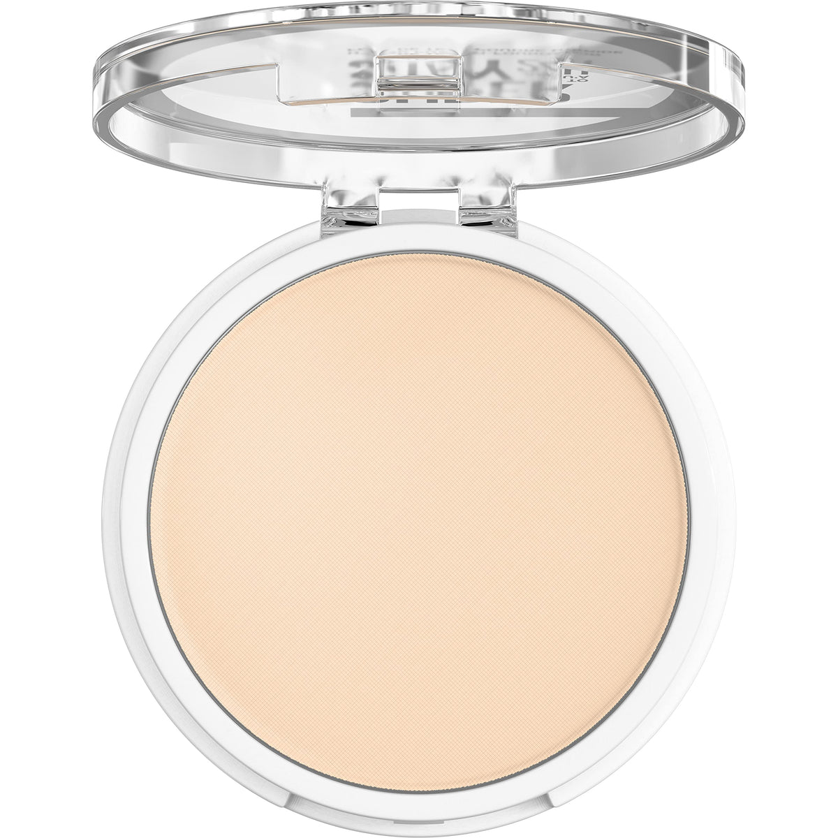 Maybelline open compact revealing pressed powder and applicator for quick touch-ups