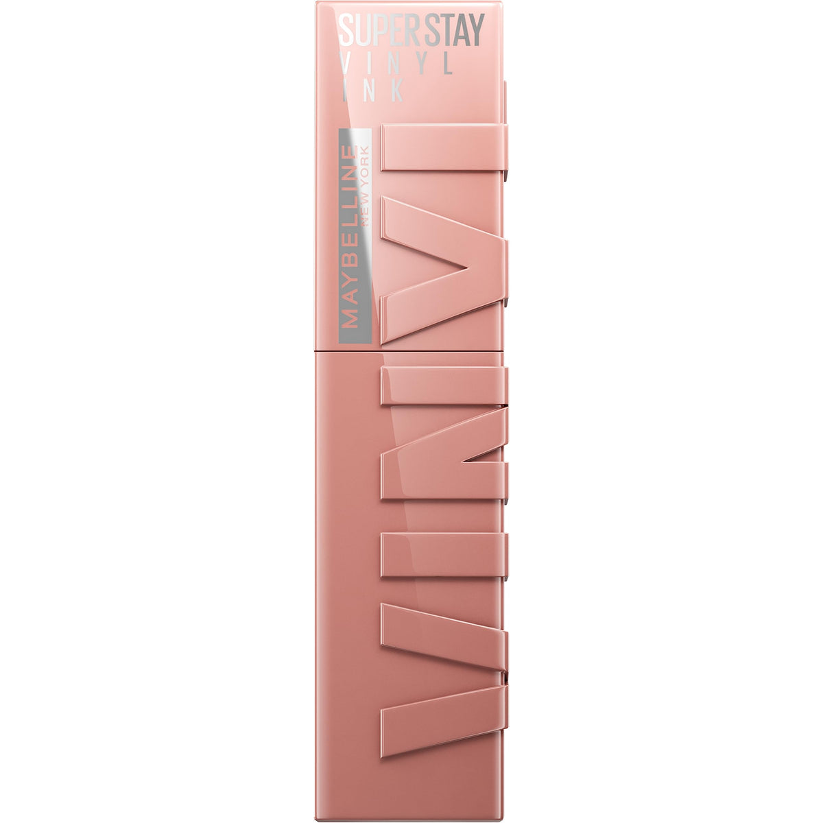 Maybelline open tube being shaken to mix formula before application for optimal wear