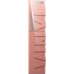 Maybelline open tube being shaken to mix formula before application for optimal wear