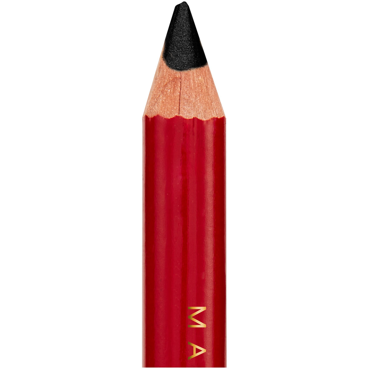 Maybelline pencil applied to eye demonstrating defined lash line