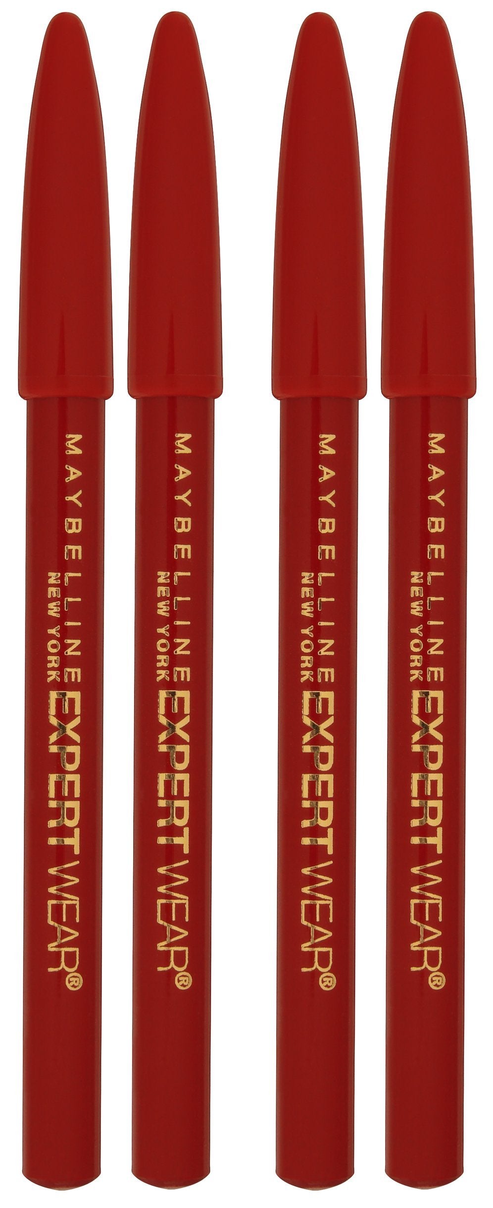 Maybelline close-up of pencil tip revealing smooth dark brown pigment for precise lines