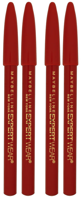 Maybelline close-up of pencil tip revealing smooth dark brown pigment for precise lines