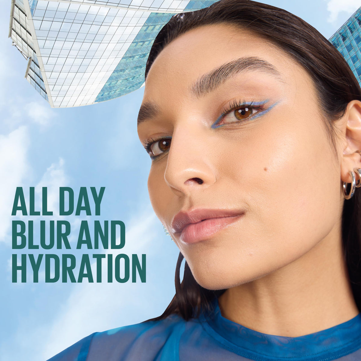 Maybelline Poreless Jelly layered under foundation showing improved makeup adhesion