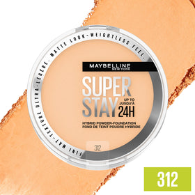 Maybelline powder texture close-up highlighting smooth blendable finish