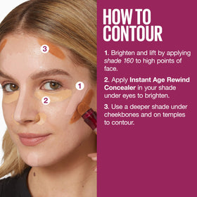 Maybelline concealer inside makeup bag highlighting on-the-go convenience