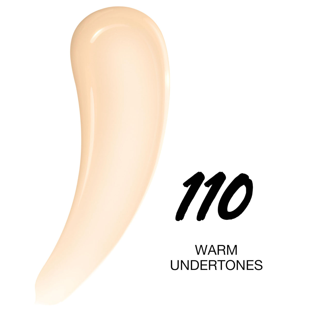 MAYBELLINE pump dispensed texture close-up illustrating lightweight, blendable formula