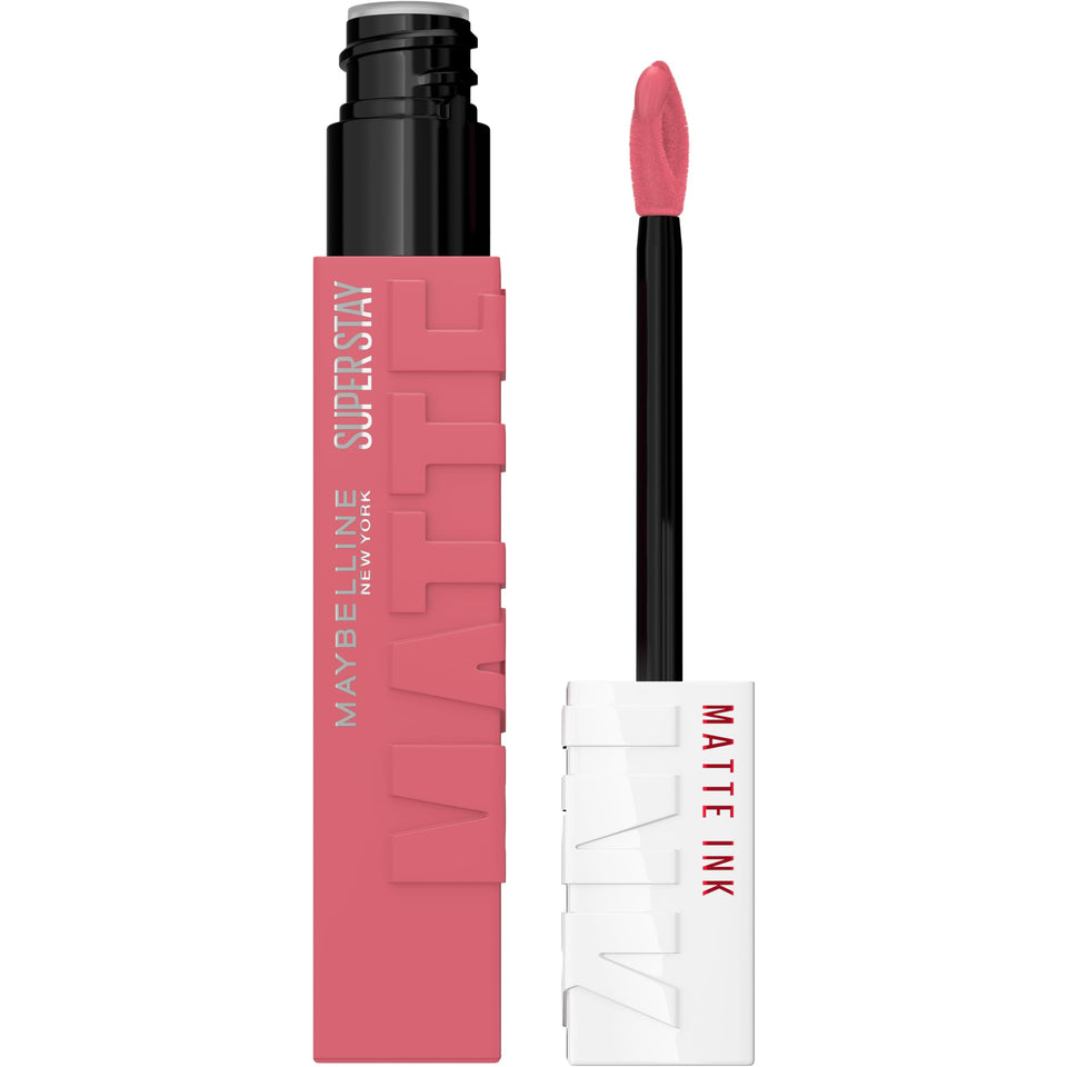 Maybelline front packaging showing Revolutionary shade and durable matte color