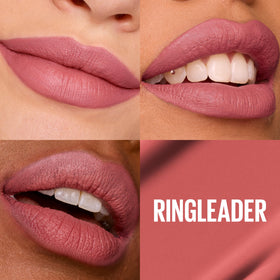MAYBELLINE arrow applicator close-up for precise application and crisp lip lines benefit