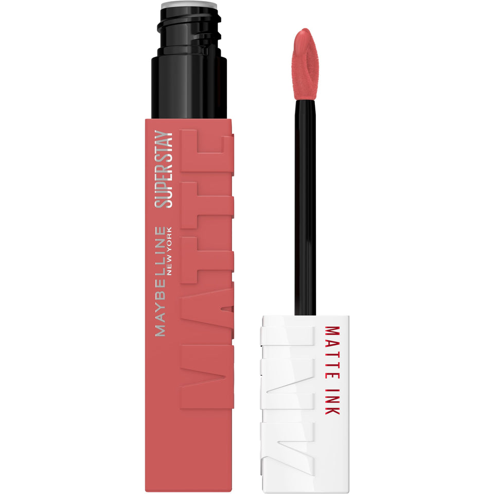 MAYBELLINE front packaging showing Ringleader mauve pink and product name, clear identification benefit