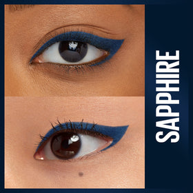 Maybelline Unstoppable sapphire close-up of self-sharpening tip for precise lines