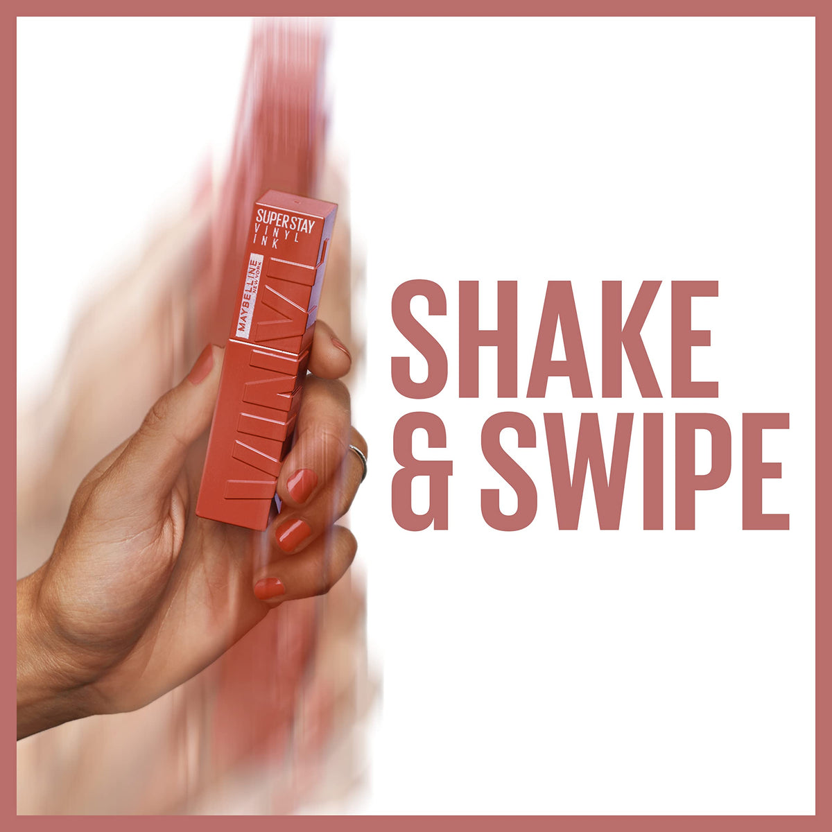MAYBELLINE flatlay of 20 shades highlighting the Nude Shock and vibrant range options