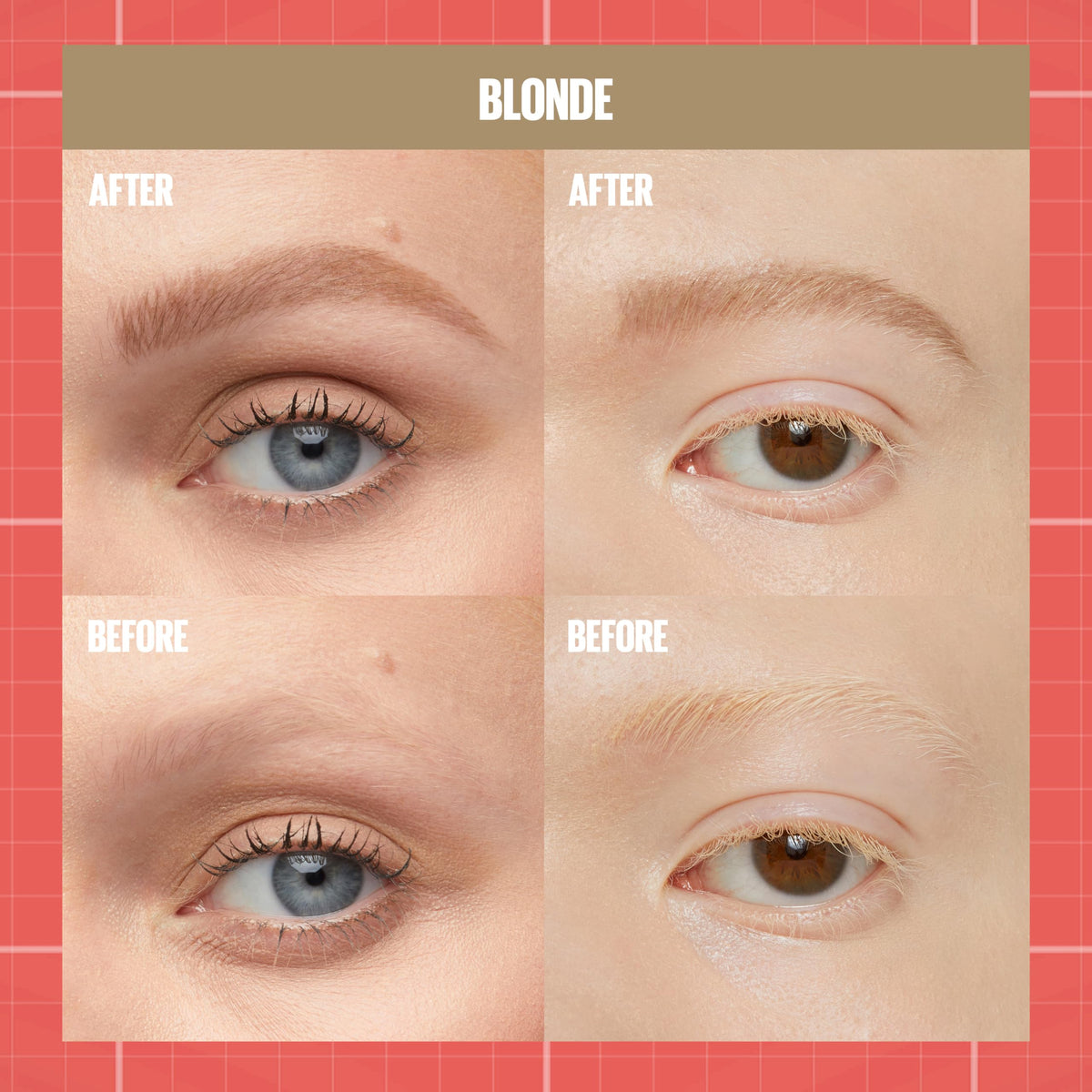 Maybelline shades selection in blonde displaying color match options for natural results