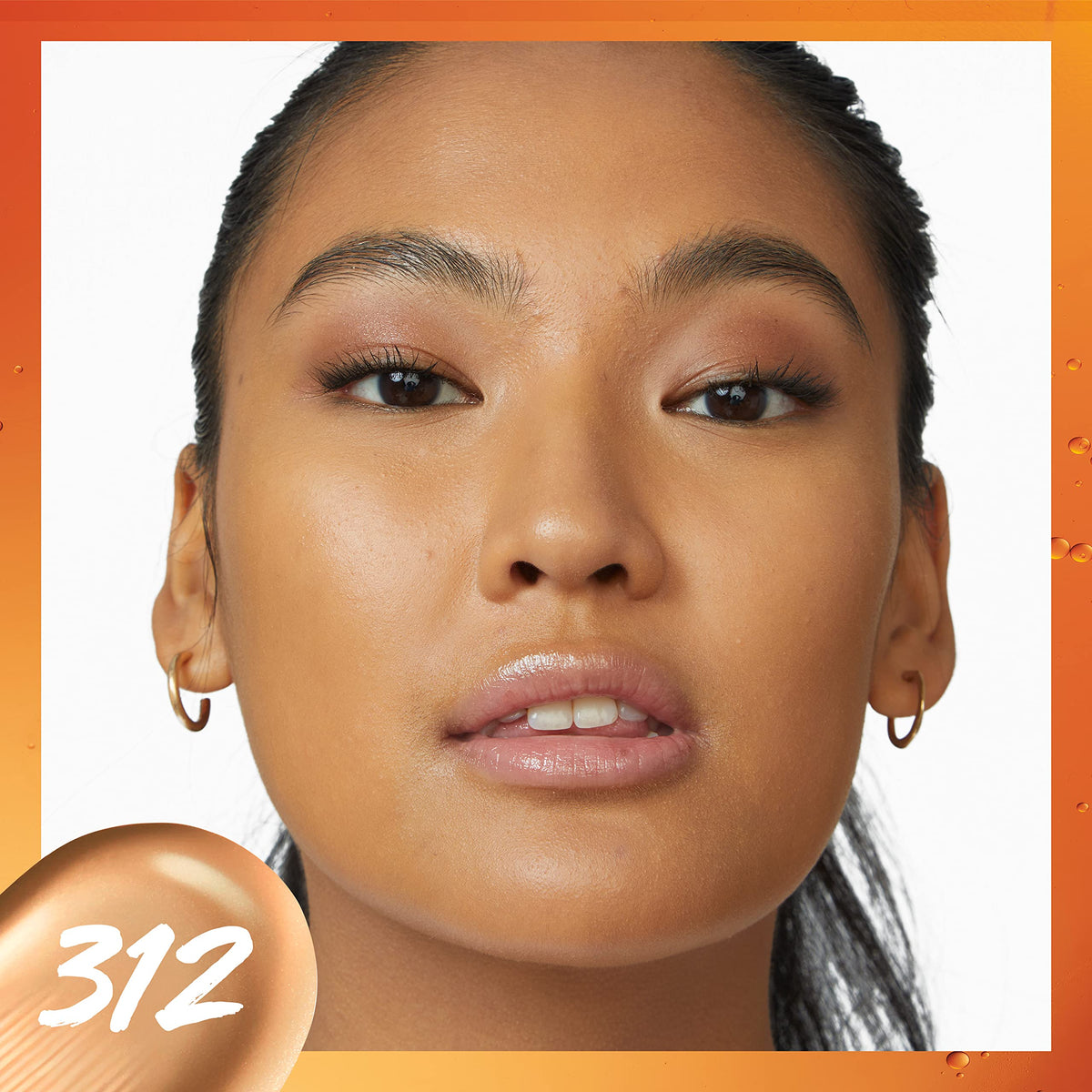 MAYBELLINE close-up of skin tint texture highlighting smooth blendability
