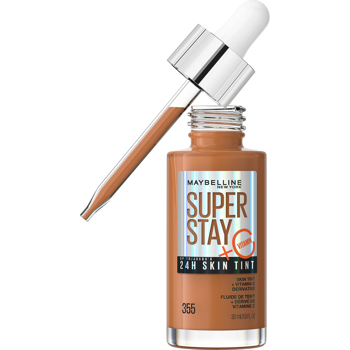 MAYBELLINE front packaging showing bottle and shade number for quick identification