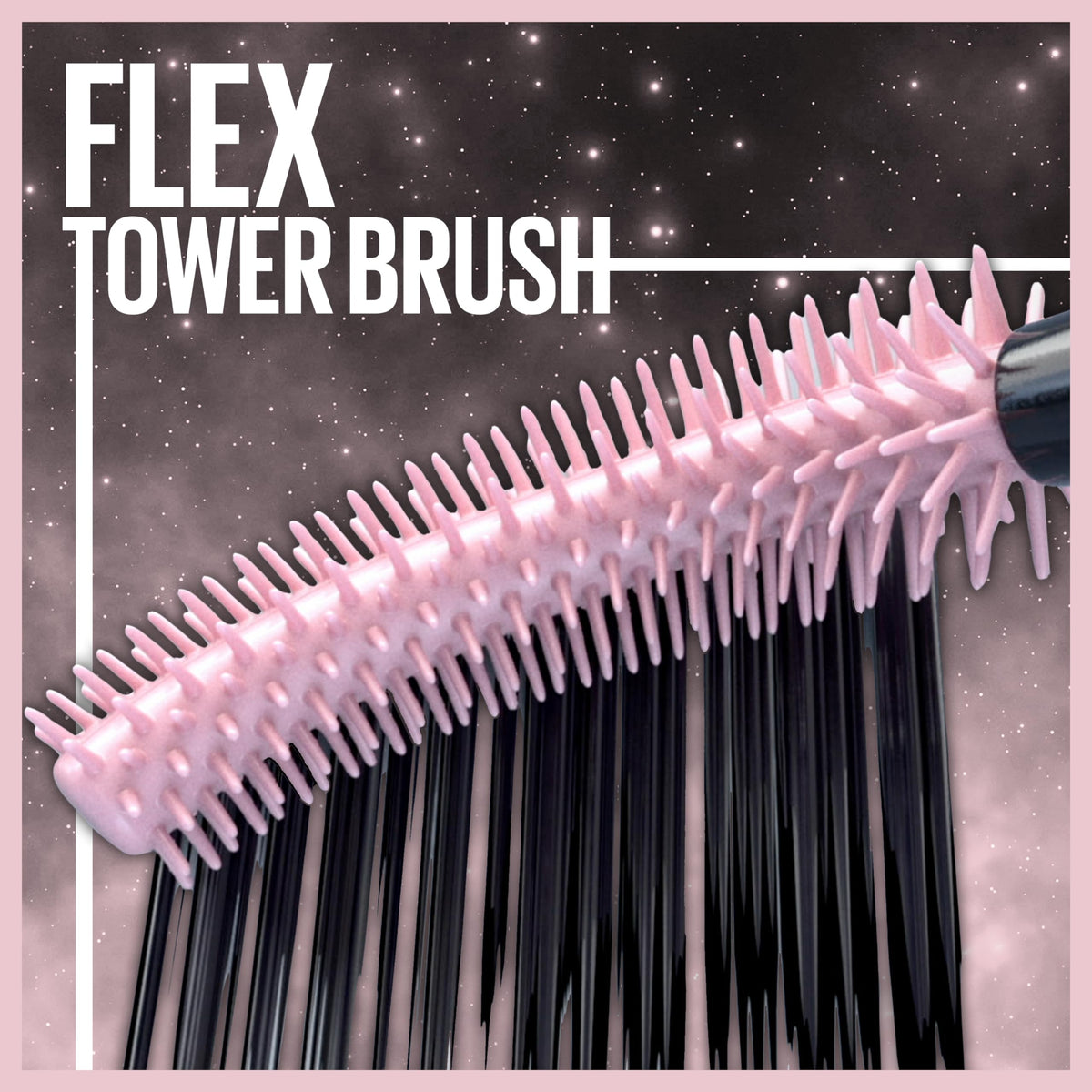Maybelline Sky High applied on lashes, visible lift and separation benefit